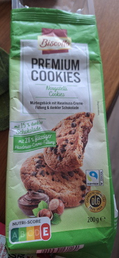 Biscotto Premium Cookies Nougatelli