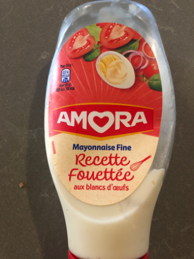 AMORA Mayonnaise Fine Recette Fouettée