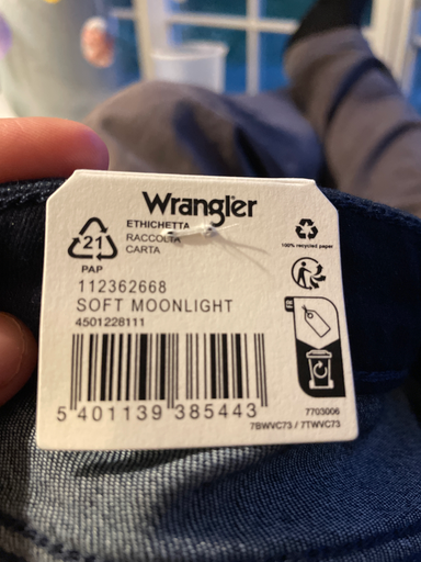 Wrangler Flare Jeans Soft Moonlight