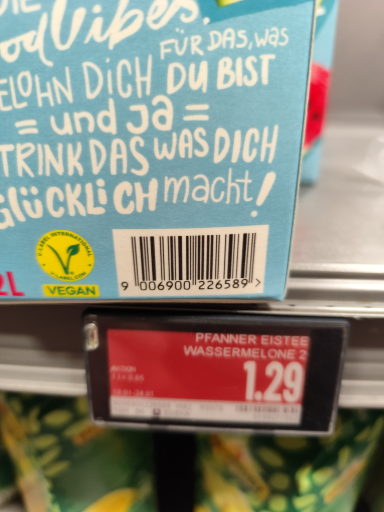 Pfanner Eistee Wassermelone