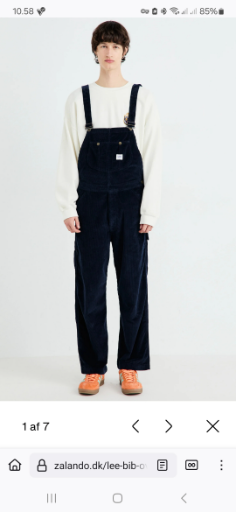 Lee Men's Casual Fashion Double Knee Denim Bib Overall High-Back LM8605