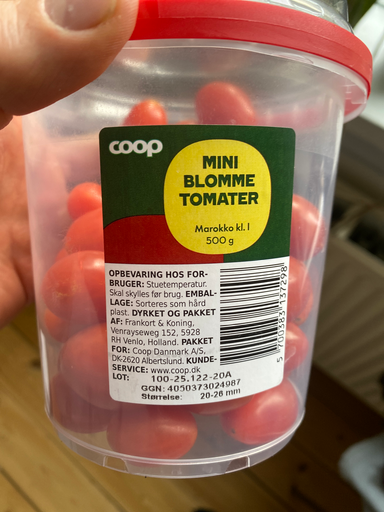 Coop Mini Blomme Tomater 500g