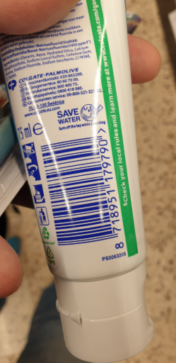 Colgate Total Anticavity Fluoride Toothpaste Clean Mint