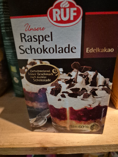 Raspel Schokolade