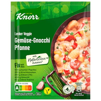 Gemüse-Gnocchi Pfanne