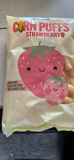 Organix Strawberry & Apple Puffcorn