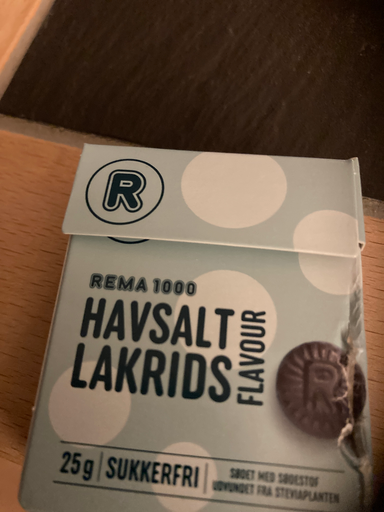 REMA 1000 Lakridspastiller med Havsalt