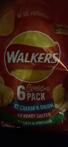 Walkers Classic Variety Crisps 6 Pack
