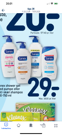 Sanex Expert Skin Health Moisturising Shower Gel