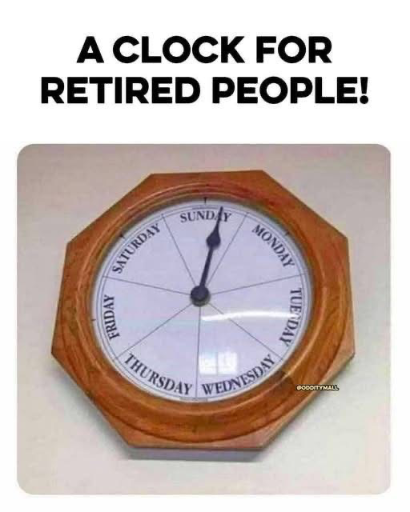 A Clock for Retired People