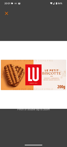 LU Le Petit Biscotte Cinnamon Biscuits