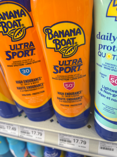Banana Boat Ultra Sport Sunscreen Lotion