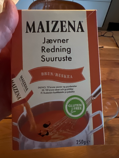 Maizena Jævner Redning Suuruste