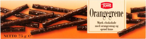 Toms Orangegrene Chocolate with Orange Flavor
