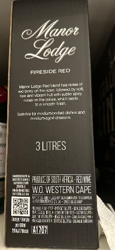 Manor Lodge Fireside Red