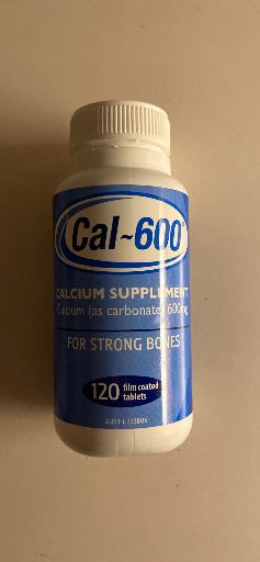 Cal-600 calcium supplement