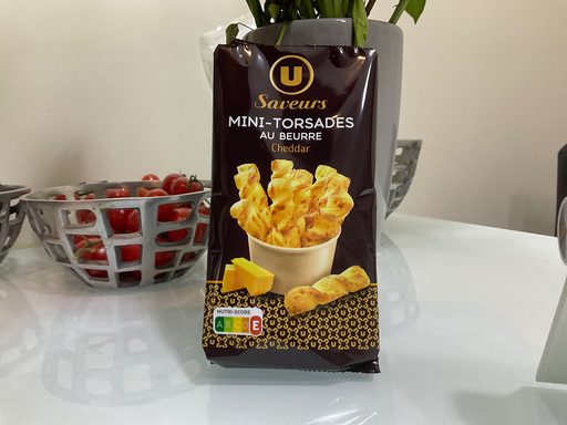 Mini-Torsades au Beurre Cheddar