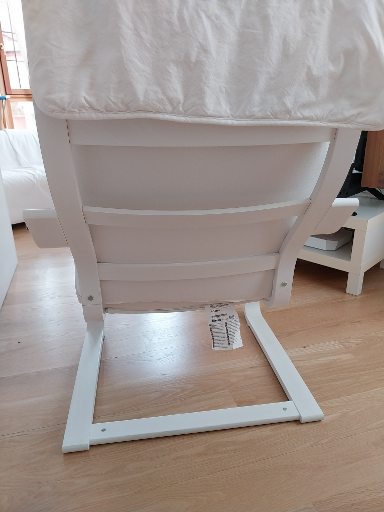 Hand Painted White Classic Rocking Chair