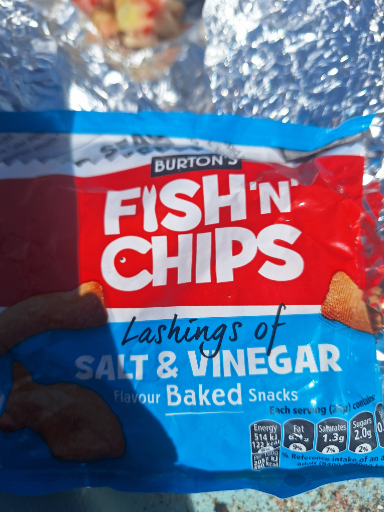 Burton's Fish 'n' Chips Salt & Vinegar snack