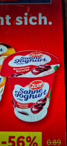 Zott Sahne Joghurt - Amarena Kirsche