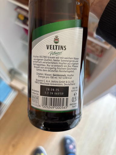 Veltins Pilsener Bier