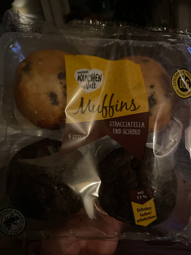 Muffins Stracciatella und Schoko