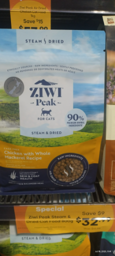 Ziwi Peak Chicken with Whole Mackerel Recipe for Cats