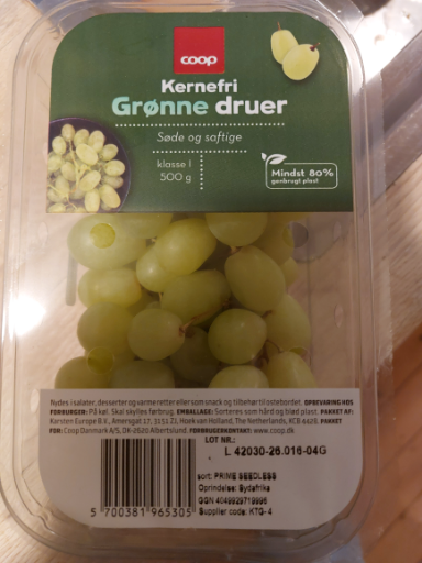 Coop Kernefri Grønnedruer