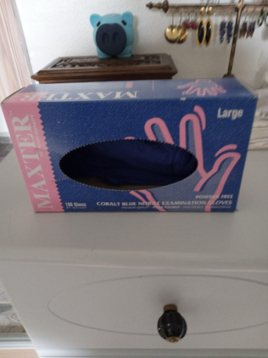 Maxter Cobalt Blue Nitrile Examination Gloves