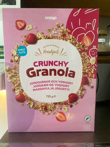 Coop Crunchy Granola Raisin and Coconut 750 g