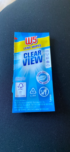 W5 Lens Wipes Clear View