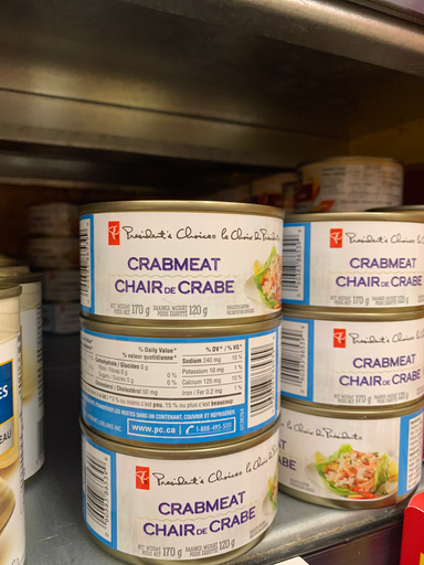 President's Choice Crabmeat