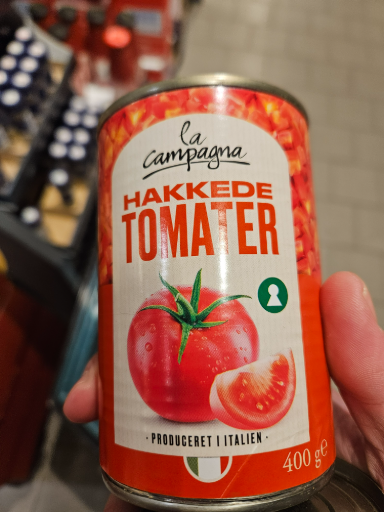 Hakkede Tomater