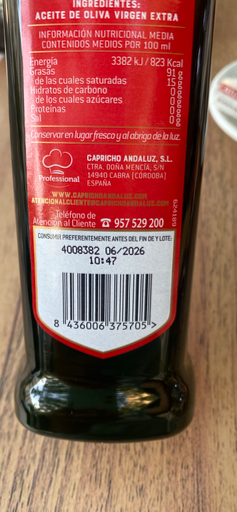 Capricho Andaluz Aceite de Oliva Virgen Extra