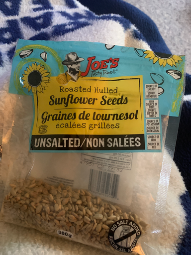 Joe's Tasty Travels Roasted Hulled Sunflower Seeds