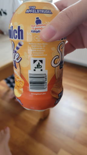 Müller Müllermilch Shake Typ Apfelstrudel