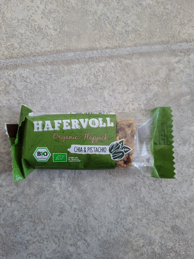 Hafervoll Bio Organic-Flapjack Chia & Pistachio 60g