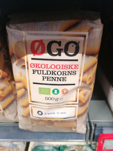 ØGO Økologiske Fuldkorns Penne