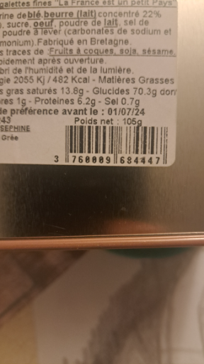 Galettes Bretonnes Pur Beurre