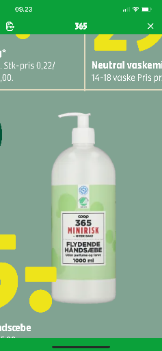 Coop 365 Minirisk Flydende Håndsæbe Refill, 500 ml