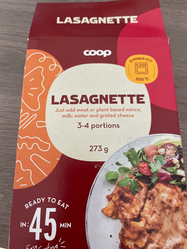 Coop Lasagnette